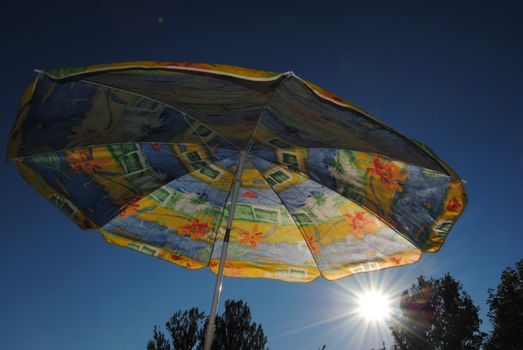 parasoll in sunshine