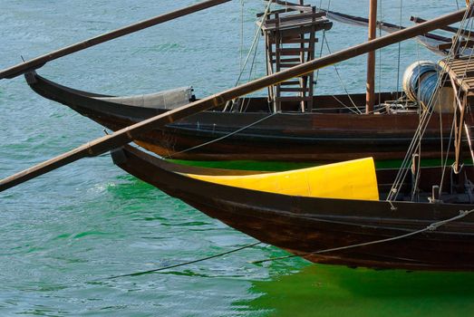 Typical boat at oporto city on the north of portugal