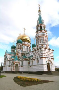 Russia, West Siberia, Omsk, Orthodox Temple