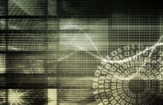 Futuristic Abstract as a Technology Background Art