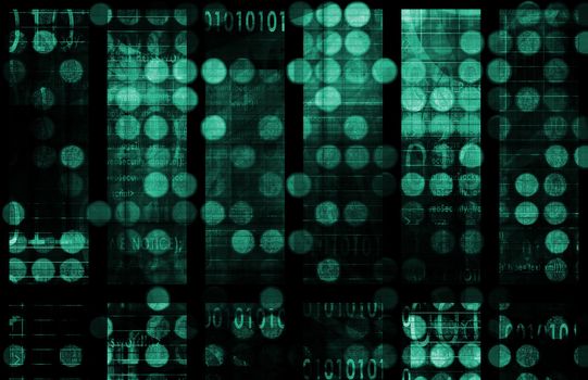 Futuristic Abstract as a Technology Background Art