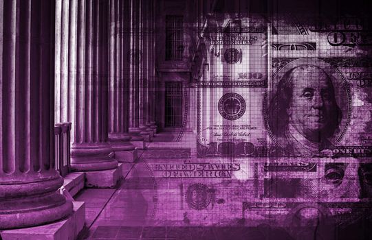 Stock Market Tech Abstract as a Background