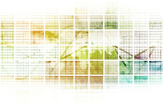 A Technology Industry Network As a Wallpaper
