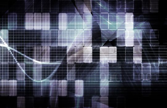 Futuristic Technology Concept as a Data Abstract