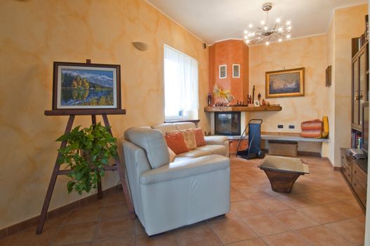 interior of the hall in a private home