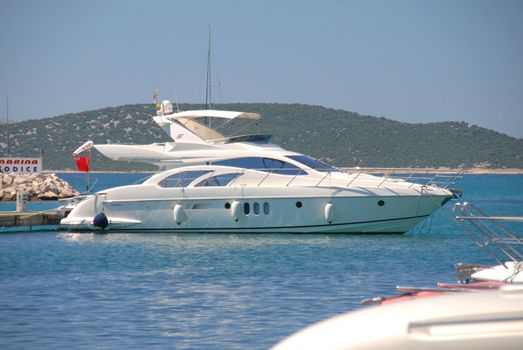 Fishing yacht. Croatia - Vodice.