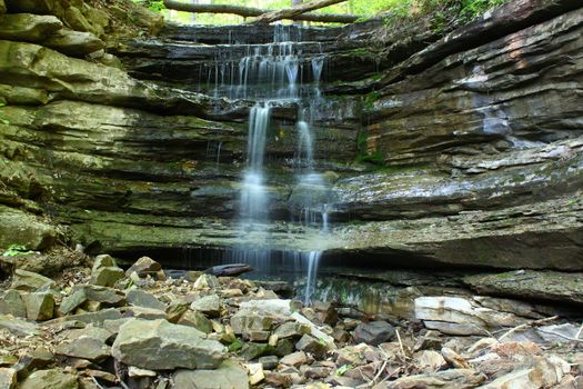 Waterfall at Monte Sano State Park in northern Alabama.