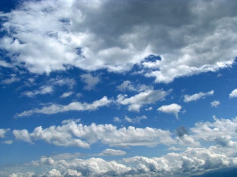 The sky; dark blue; the blue; a firmament; a background; a kind; a structure; a cloud; a cloud; clouds; the nature; a landscape; beauty, bright, colour