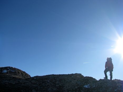 Mountains, caucasus, rocks, a relief, a landscape, the nature, a panorama, a landscape, a ridge, top, breed, the sky, reserve, a background, a kind, a route, a slope, peak, beauty, bright, a file, tourism, travel, winter, the tourist, the person, the guy, the man, sports, an ascension, the sun, snow