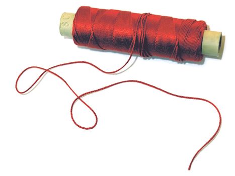 You can use the photo of a red thread symbolic for any subject that needs an unbroken line to follow. Use the red thread as a symbol for coherrent subjects e.g. meetings, conferences, life or whatever needs a string or a strap ;-) - or just use it as an illustration in ads where sewing, embroidery etc. is the main subject. The pure white background is easy to ajust into any size you want for your own message (simply add more white space around the photo).