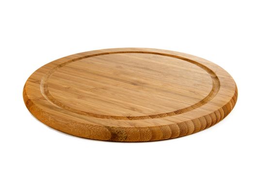 a cutting board on a white background
