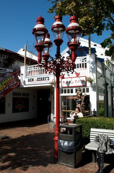 Street scenes of Provincetown Cape cod in Massachusettes