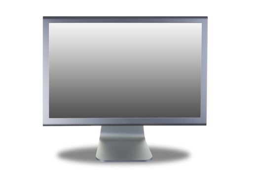 computer lcd or tft monitor with flat screen