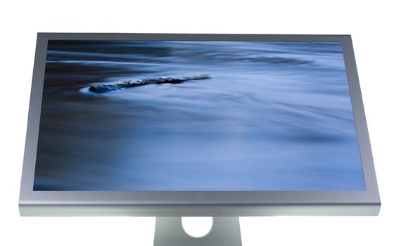 computer lcd or tft monitor with flat screen