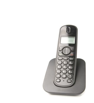 dect cordless phone isolated on withe background