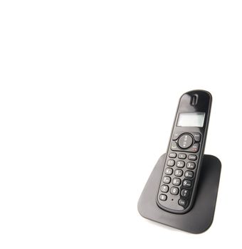 dect cordless phone isolated on withe background