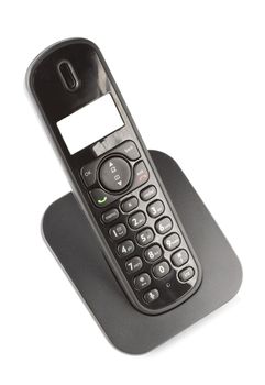 dect cordless phone isolated on withe background