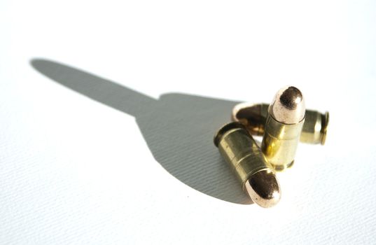45 Caliber bullets.