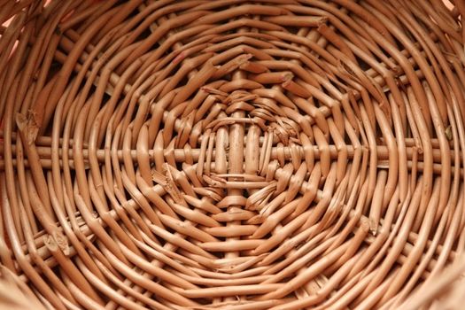 circular wicker basketry handmade