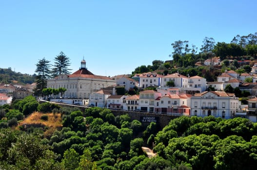 Old town,village on the hillside in Portugal