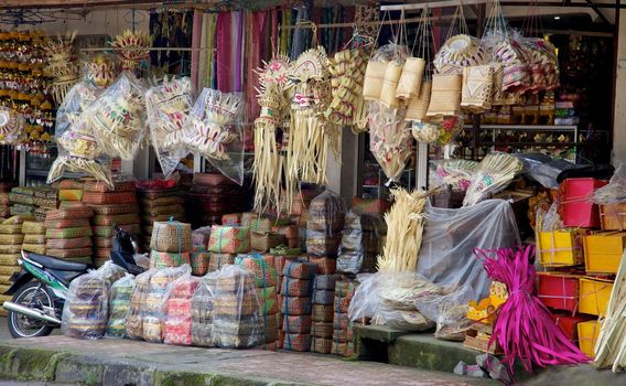 One of the many roadside shops on the island of Bali, Indonesia.