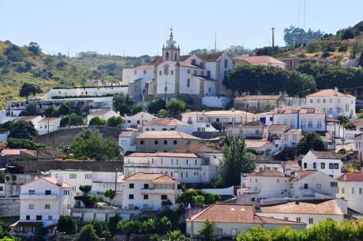 Old town,village on the hillside in Portugal