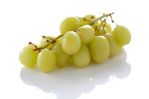 Delicious grapes with a small layers of waterdrops