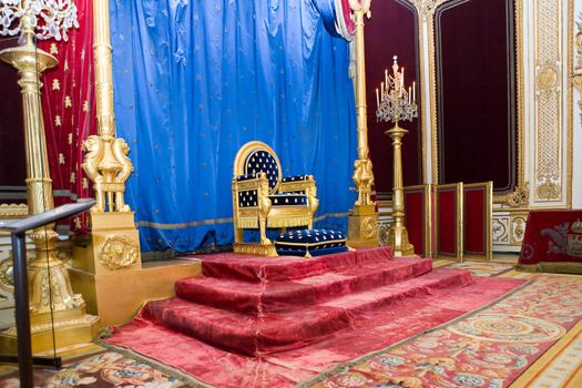 Interior castle of Fontainebleau