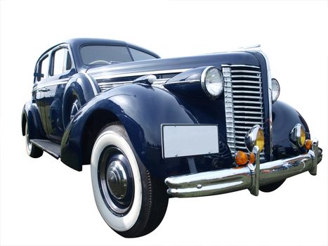 1939 Buick isolated with clipping path        