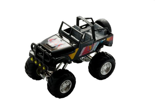 A toy car, monstertruck