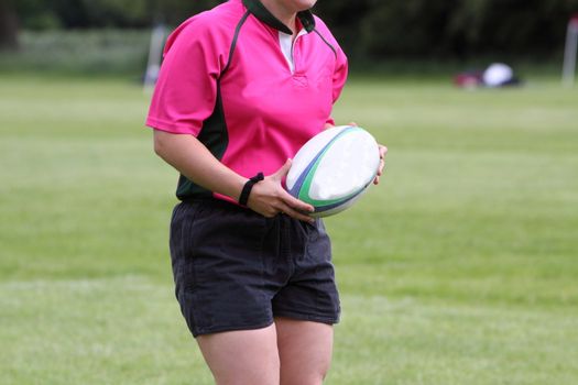 lady rugby player