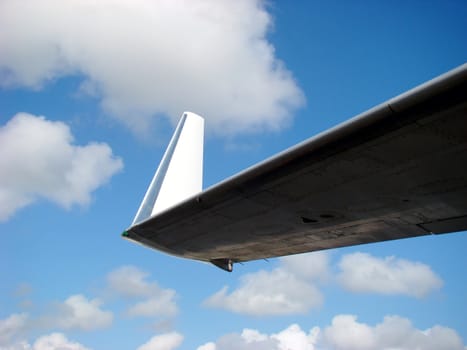 Winglet of a modern airliner (Boeing 737-800).