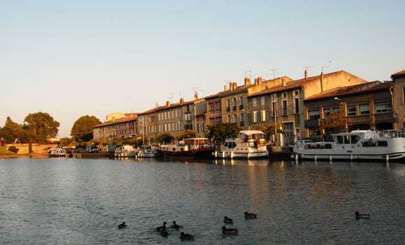 Castelnaudary, little city in Aude, France, mondial capital of the cassoulet