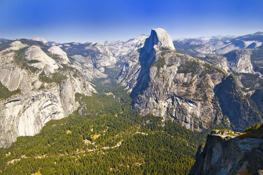 Half Dome at Yosemite National Park in California, USA