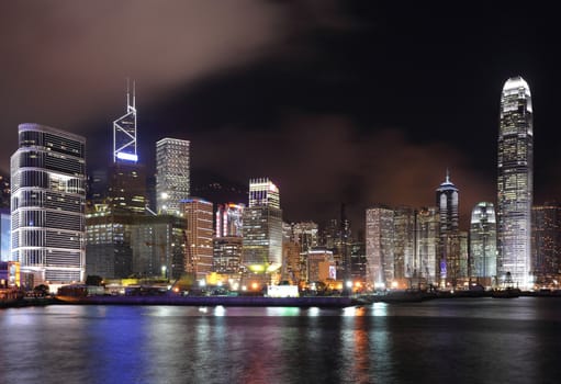 Hong Kong at night