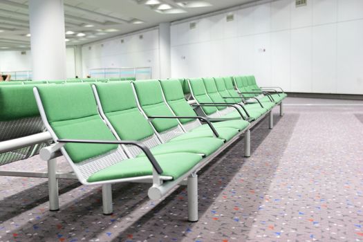 waiting hall in airport