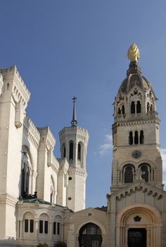 Basilique de Fourviere,churche in Lyon, France