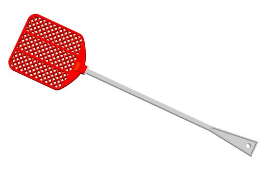 My old flyswatter broke, so I had to make a new one - naaa, just joking ... This is an illustration I made for you with a built-in 'smack-effect'. It can symbolize various actions in a lot of different situations - smack the boss, smack an employee, smack the authorities a.s.o. - Use your fantasy in adds, on posters, flip-overs, slide shows etc. in combination with the right text, this little cheap green flyswatter can be a very effective tool. Scalable vector file is available. If you need it in other colors, look for a picture with two swatters a green and a blue in one illustration in my portfolio. 