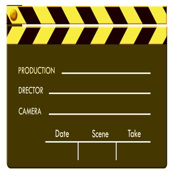 Color Film Clapboard,2D art