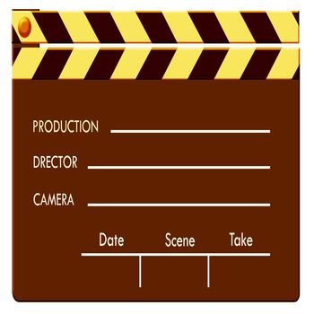 Color Film Clapboard,2D art