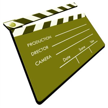 Color Film Clapboard,2D art