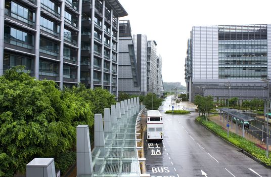 hong kong modern building at daytime