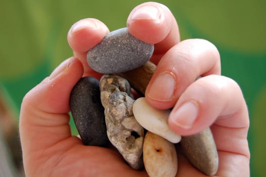 stones in hand