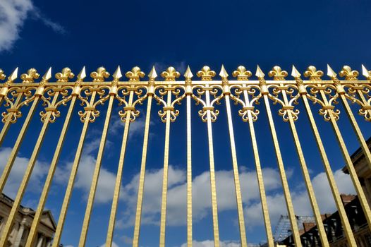 The part from the Golden Gate of Versailles Palace