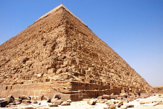 Kefren Pyramid on Giza in Egypt, Cairo