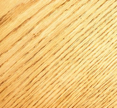 A macro shot of an oak wood board.