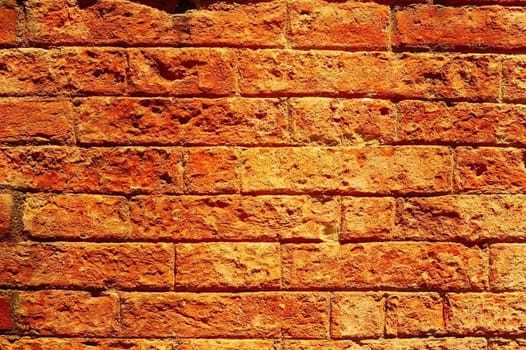Dark Red Brick Wall, Can Be Used As Background