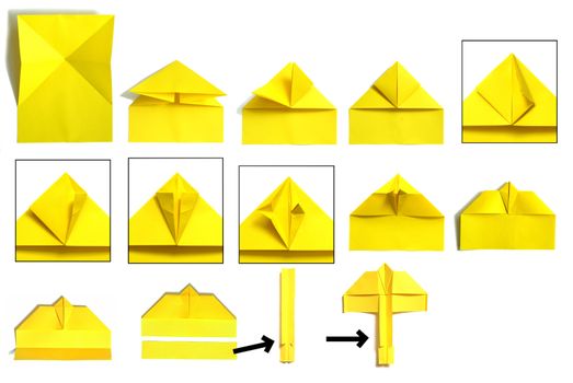 assembly procedure of paper plane