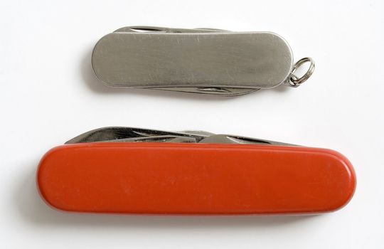 two pocket knives