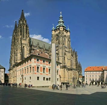 cathedral of st.Vitus at Prague castle